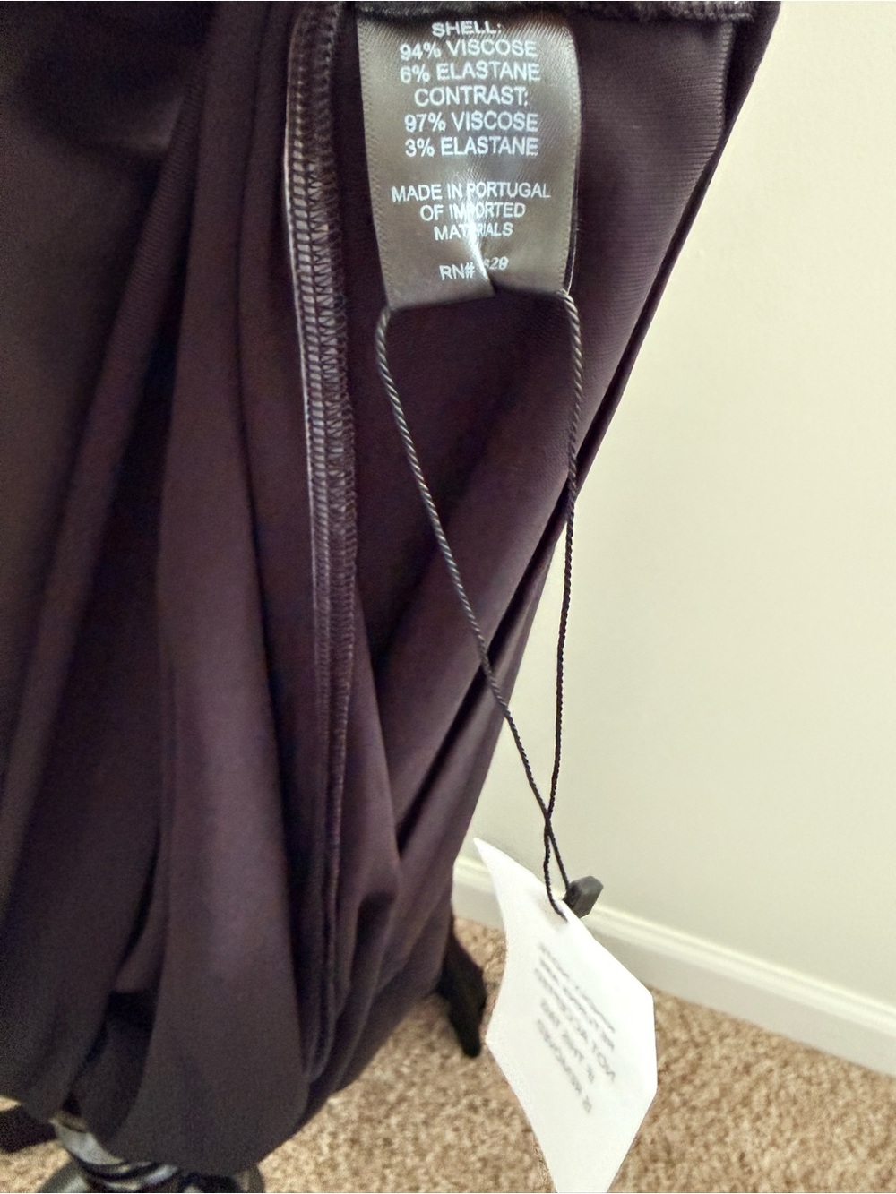 SRG REVOLVE Black Sleeveless Maxi Gown with Draped Knot Detail - Picture 10 of 10